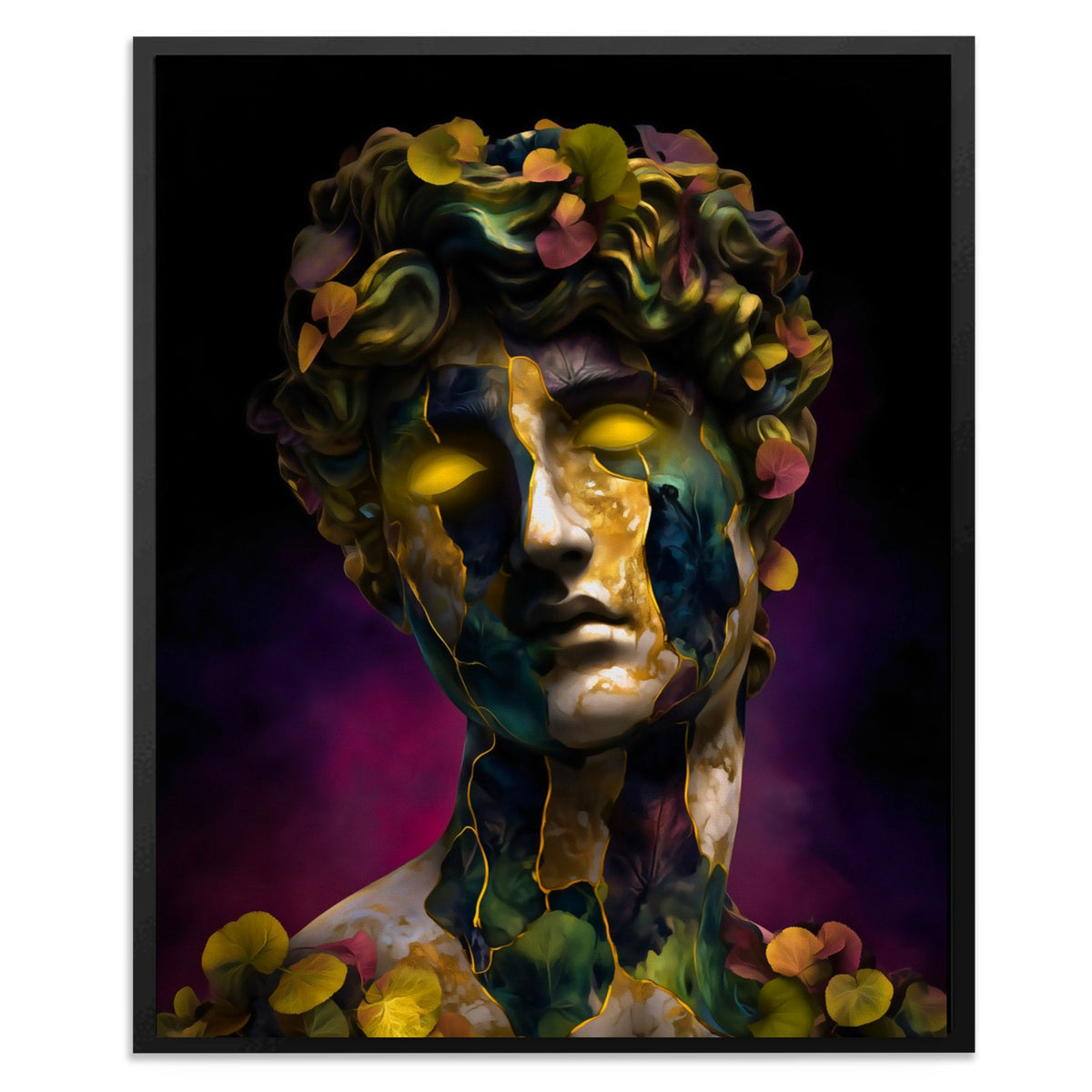 Marble Dreams Bloom - Luxury Wall Art