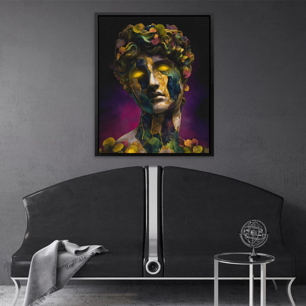 Marble Dreams Bloom in a room