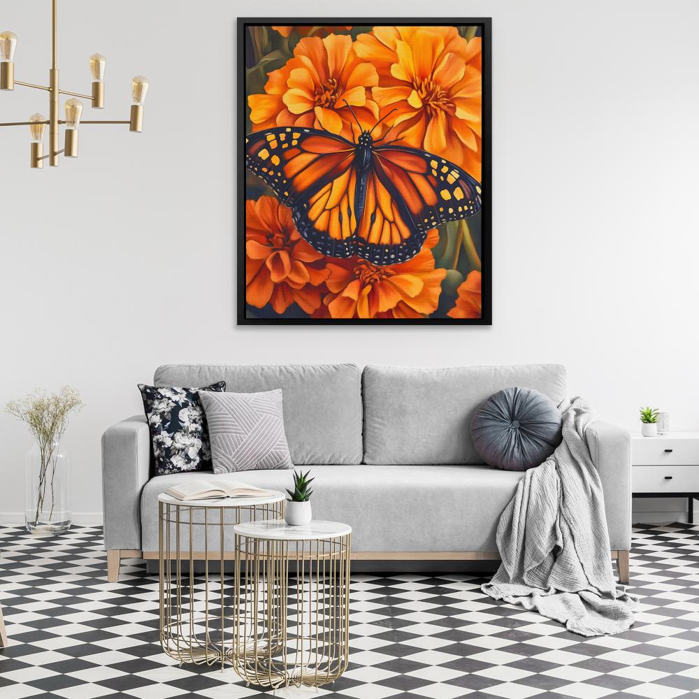 Marigold Majesty - Luxury Wall Art