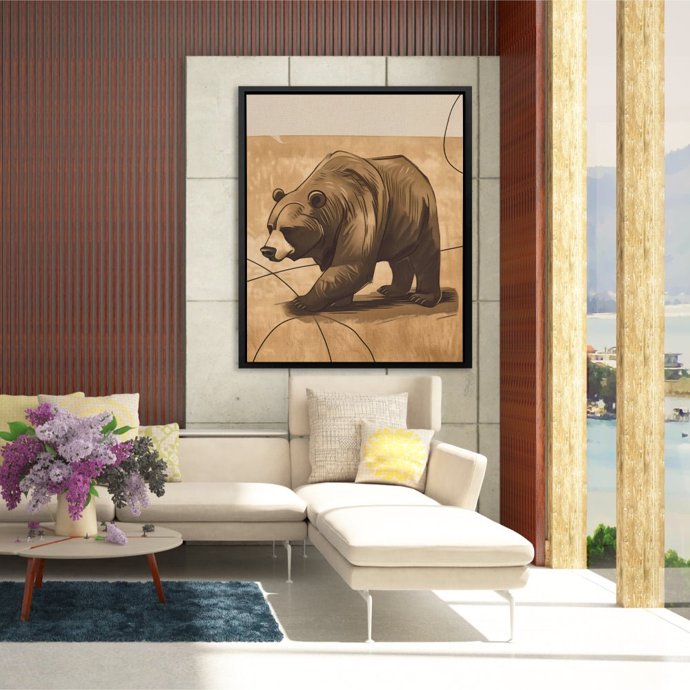 Market Bearverick - Luxury Wall Art