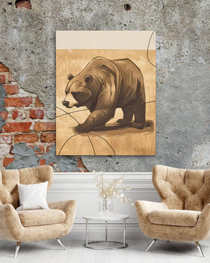 Market Bearverick - Luxury Wall Art