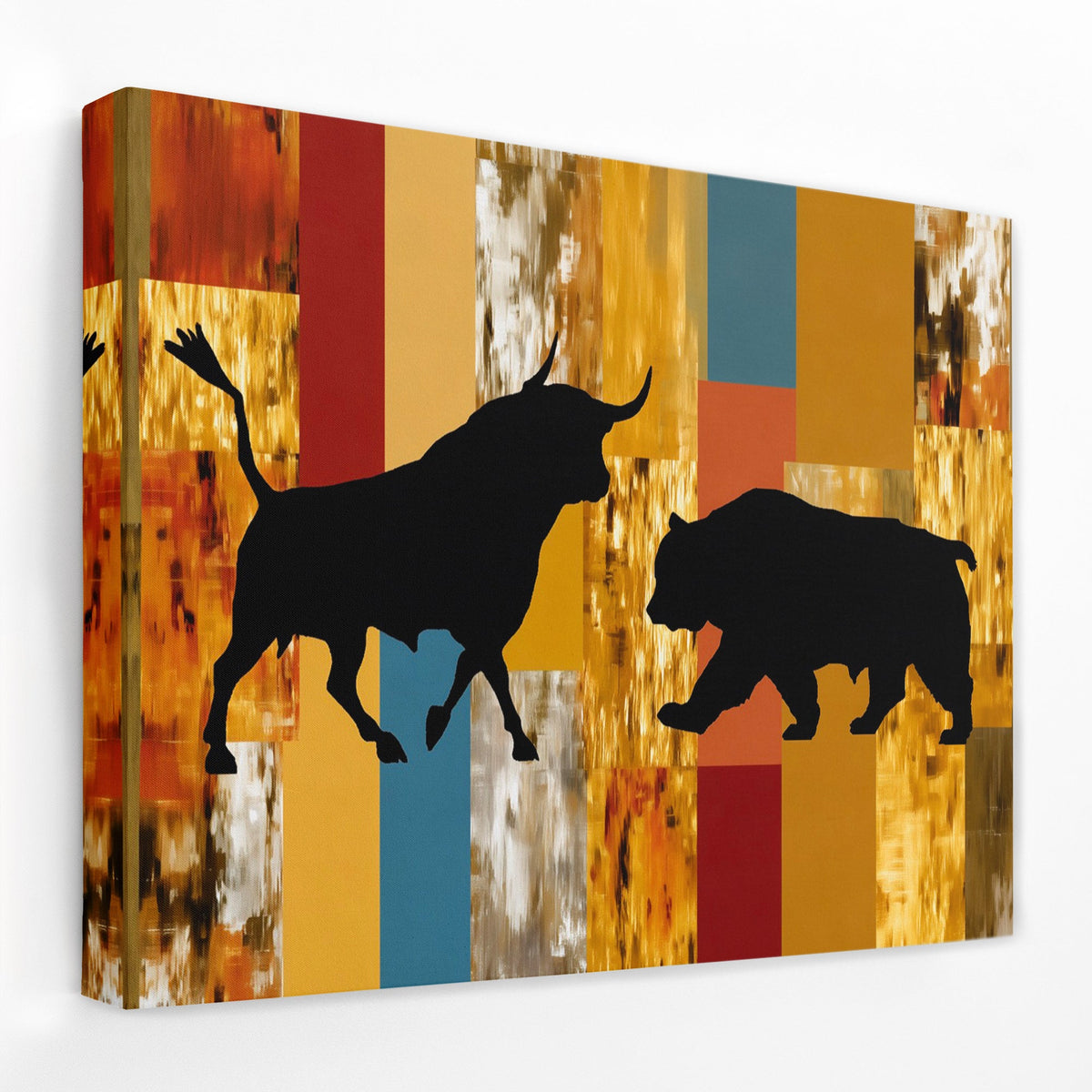 Market Forces Clash - Luxury Wall Art