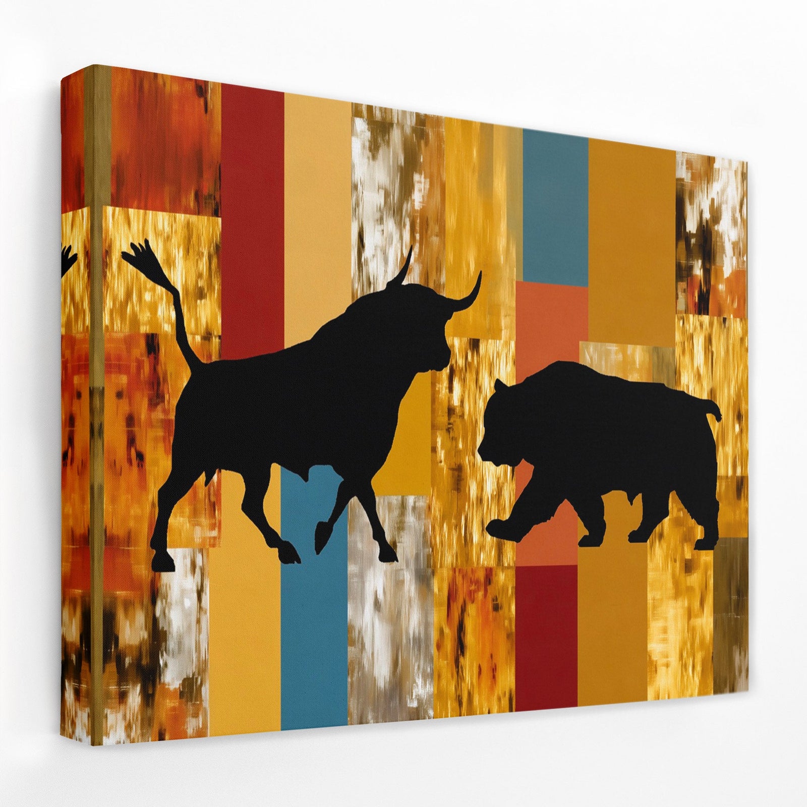 Market Forces Clash - Luxury Wall Art