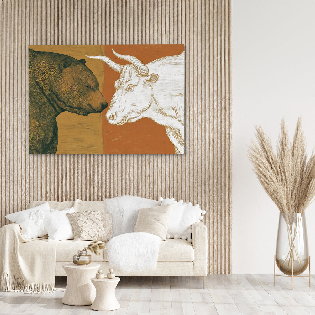 Market Tension Unleashed - Luxury Wall Art