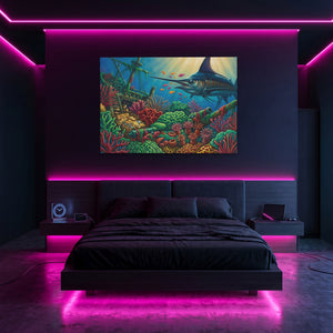 Marlin Sunken Depths — Marlin Sunken Depths Pink Neon Room Land 247
