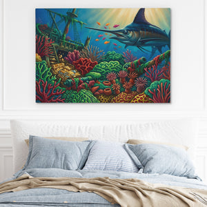 Marlin Sunken Depths — Marlin Sunken Depths Light Blue Bed 226