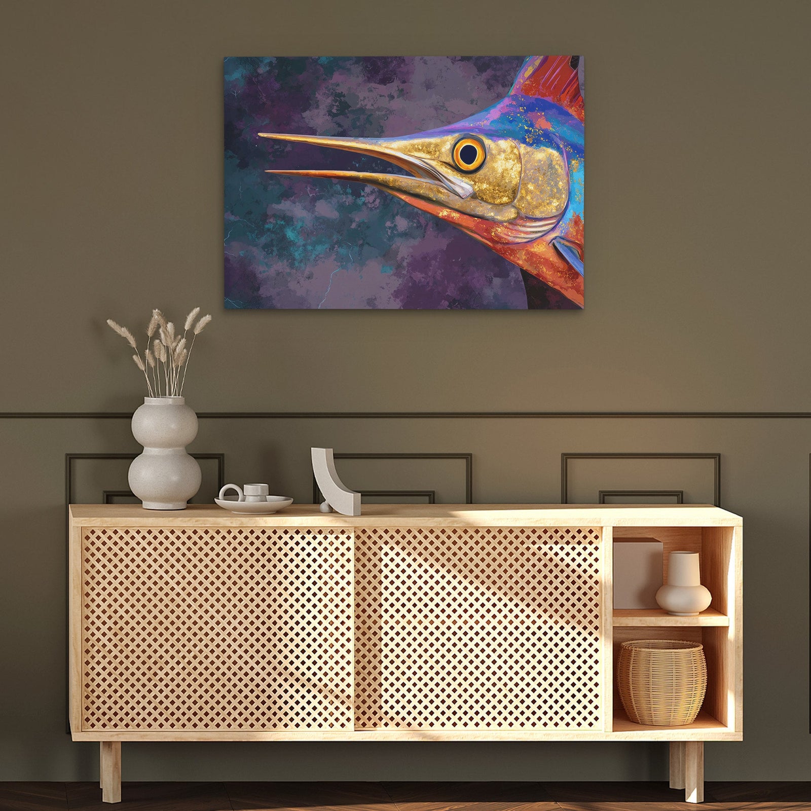 Marlin's Electric Storm - Luxury Wall Art