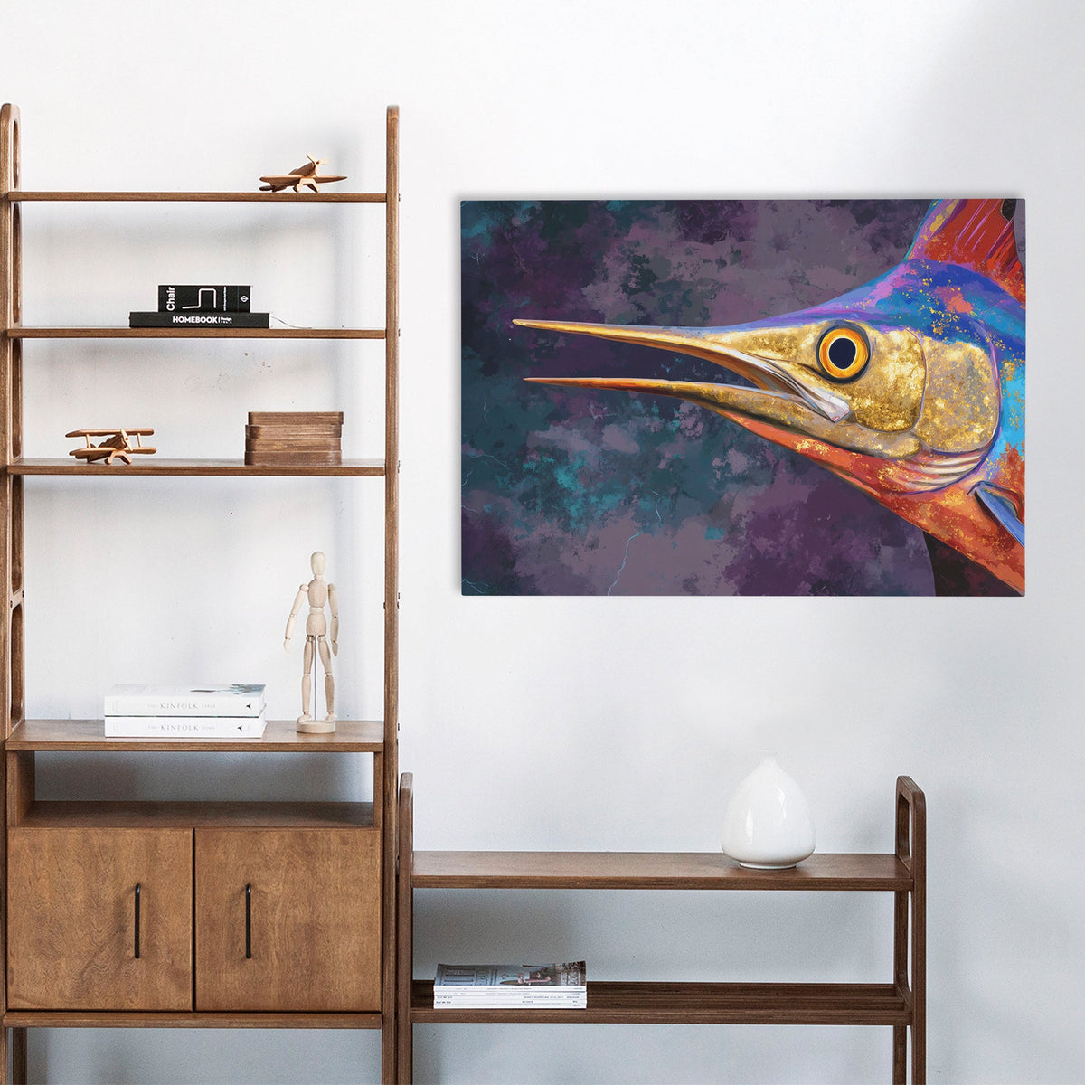 Marlin's Electric Storm - Luxury Wall Art