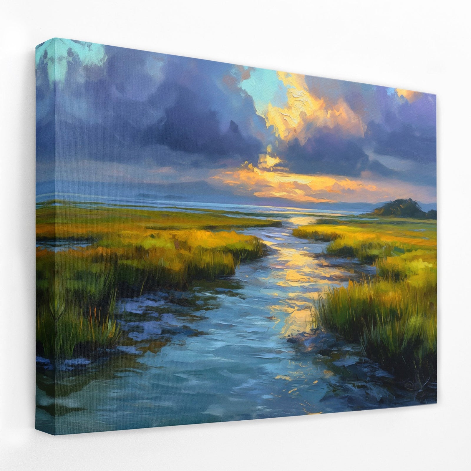 Marsh at Dusk - Luxury Wall Art