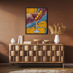 Martini at Midnight - Luxury Wall Art