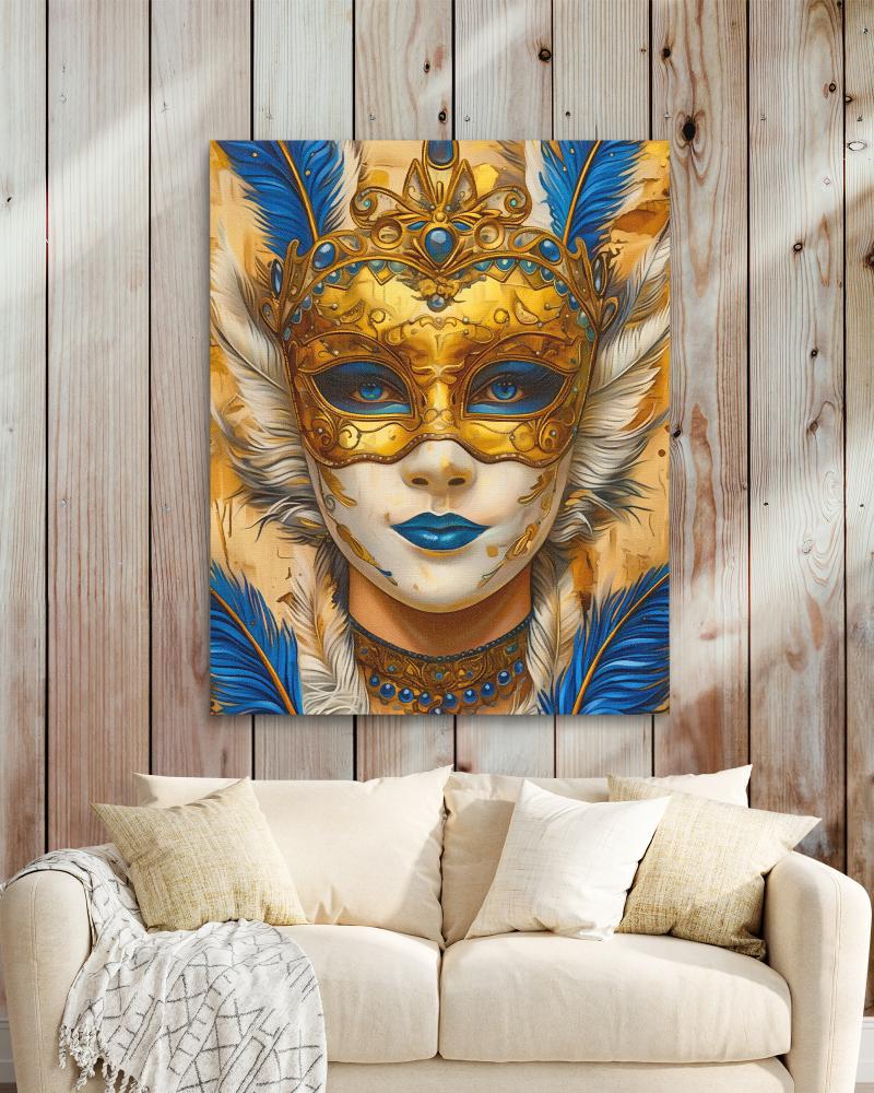 Masked Venetian - Luxury Wall Art