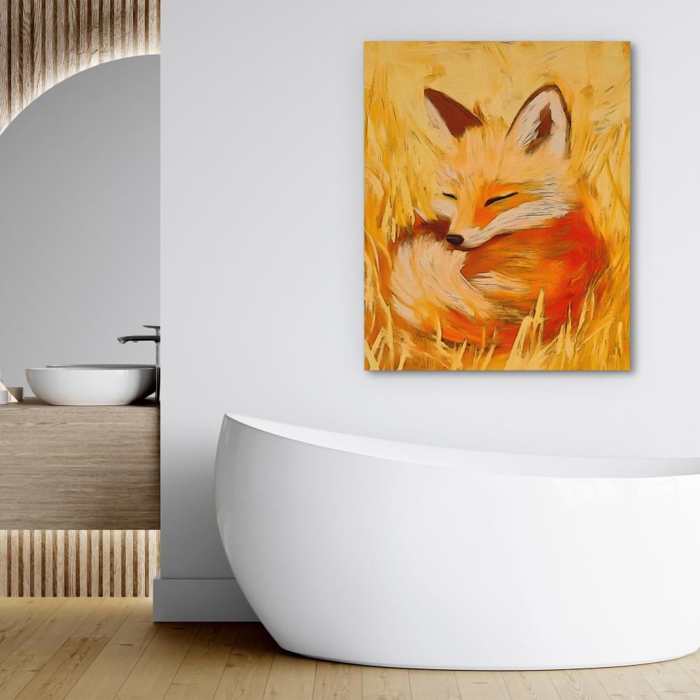 Meadow Dreams Fox - Luxury Wall Art