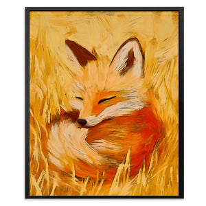 Meadow Dreams Fox - Luxury Wall Art