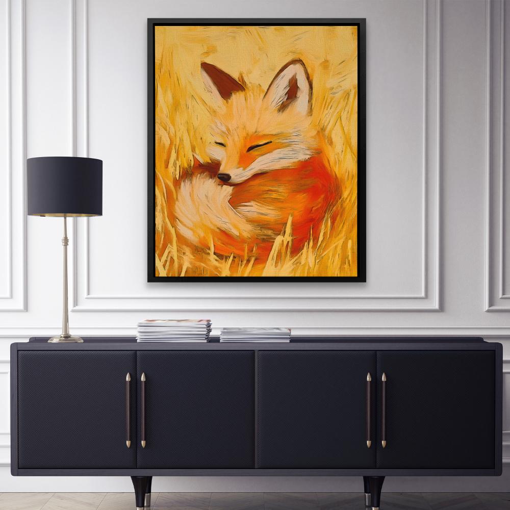 Meadow Dreams Fox - Luxury Wall Art