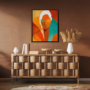 Meditation's Golden Flow - Luxury Wall Art