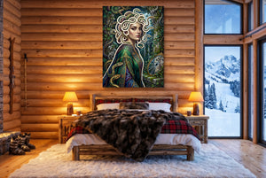 Medusa Serpent Glow — medusa serpent glow bedroom with fireplace 1port flush print