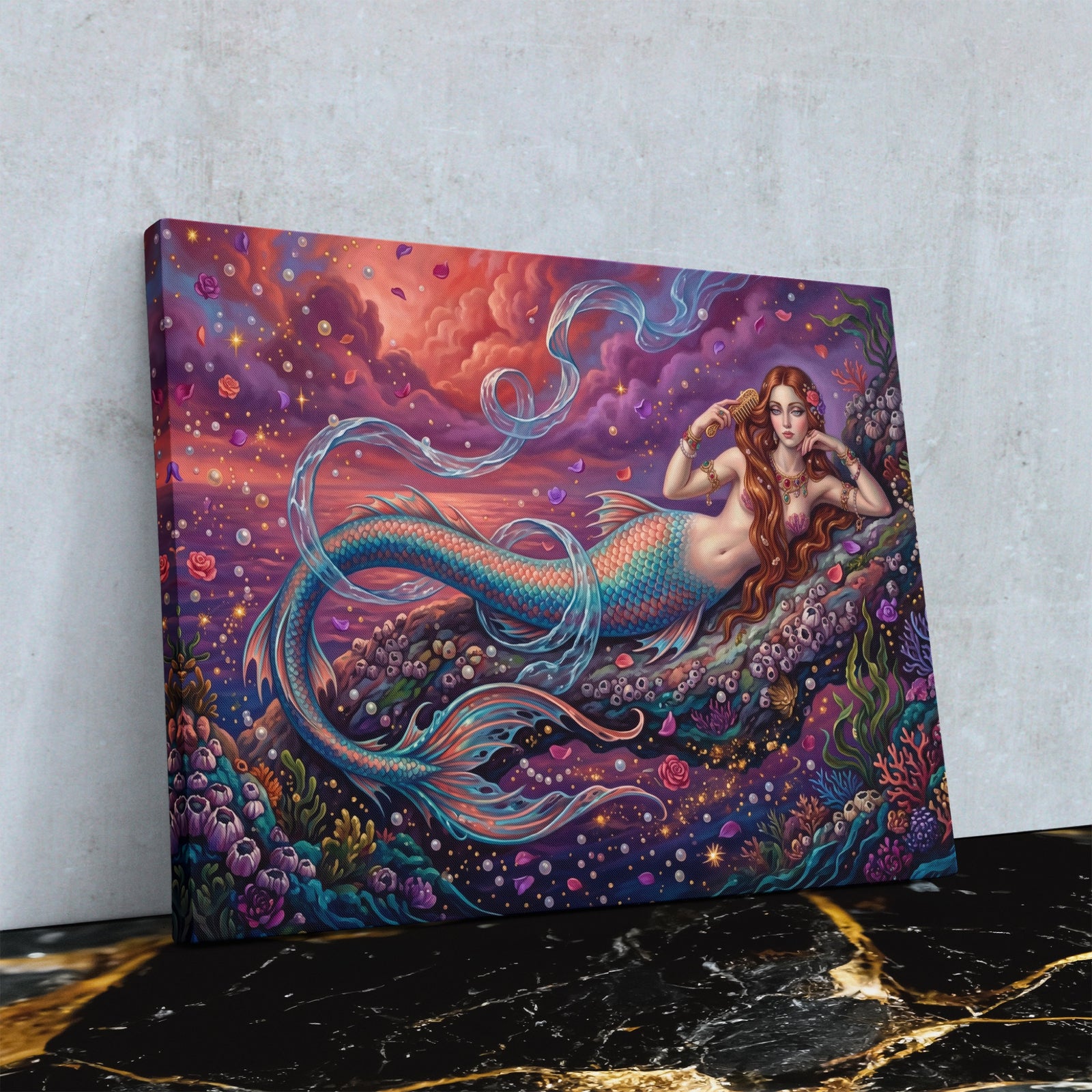 Mermaid Cosmic Garden — Mermaid Cosmic Garden Close Up Landscape 102