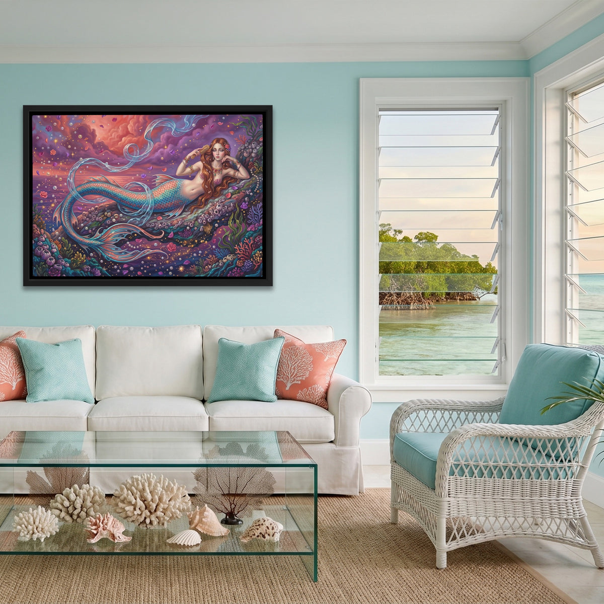 Mermaid Cosmic Garden — Mermaid Cosmic Garden Coastal Calm Land 144