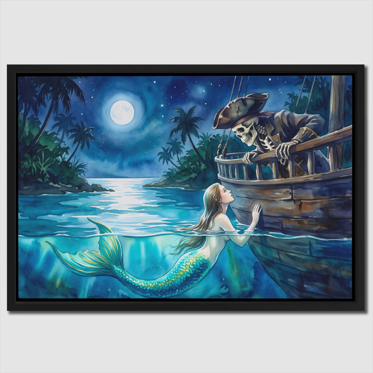 Mermaid Moonlit Vigil — Mermaid Moonlit Vigil Close Up Landscape 58