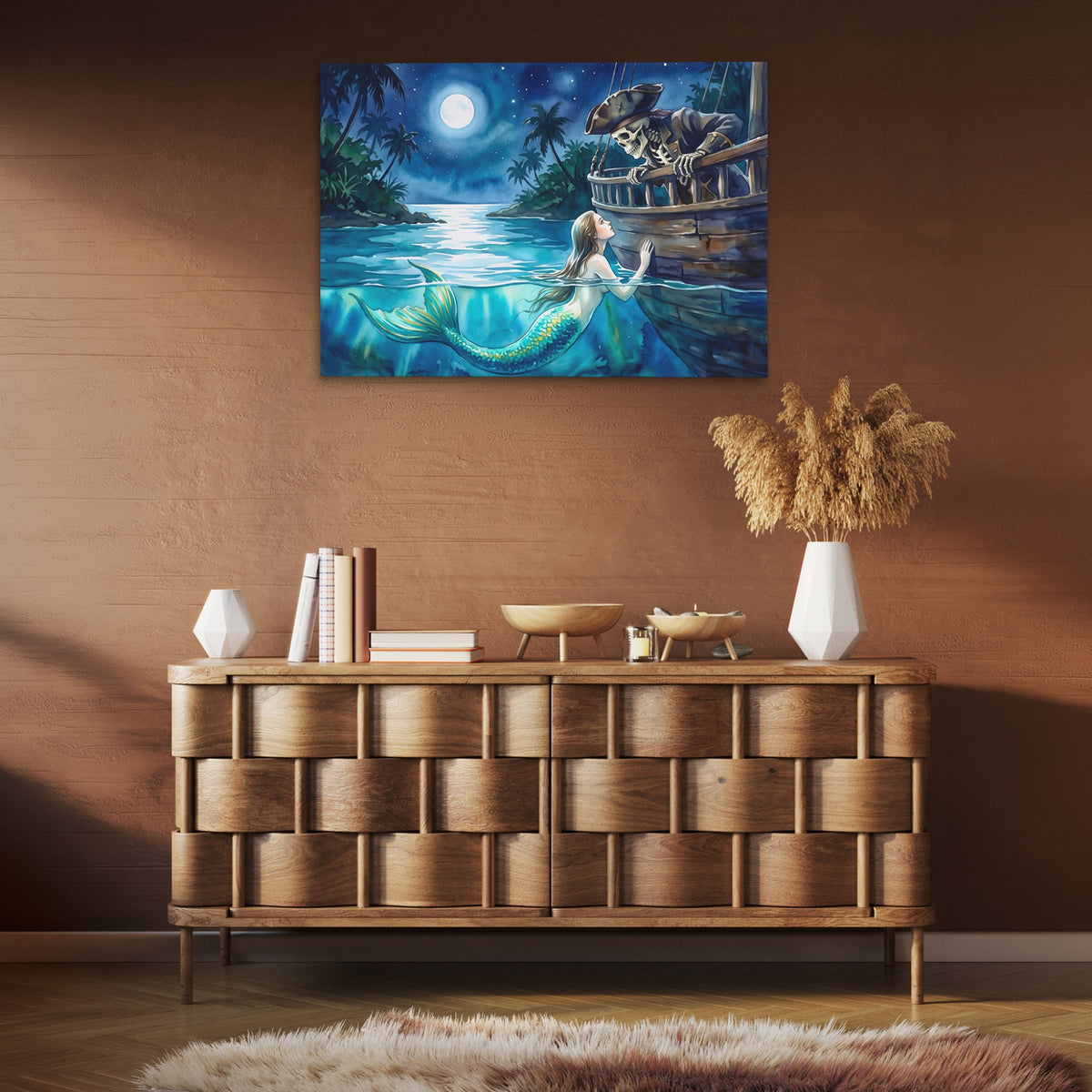 Mermaid Moonlit Vigil — Mermaid Moonlit Vigil Brown Room Clean 26