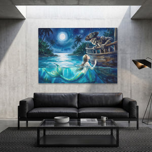 Mermaid Moonlit Vigil — Mermaid Moonlit Vigil Grey Luxury Land 90