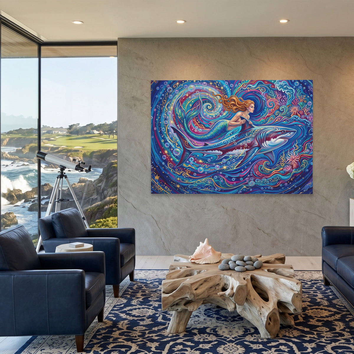 Mermaid Shark Spiral — Mermaid Shark Spiral Coastal Views Land 167