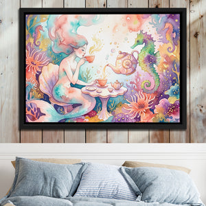 Mermaid Tea Time — Mermaid Tea Time Bed 2 Wood Panel 63