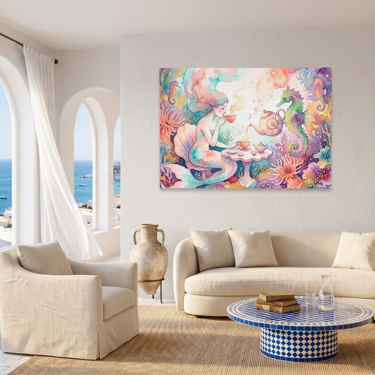 Mermaid Tea Time — Mermaid Tea Time Coast Living Room Land 126