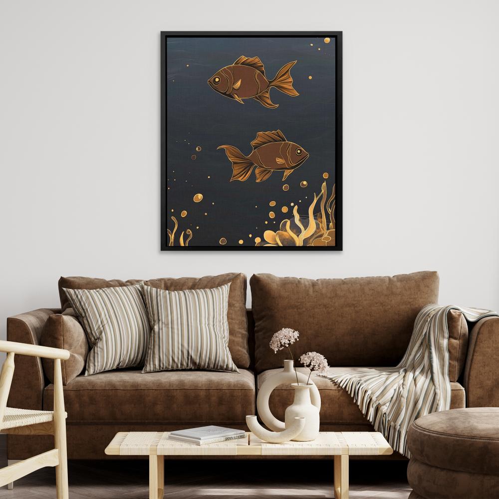 Midnight Currents - Luxury Wall Art