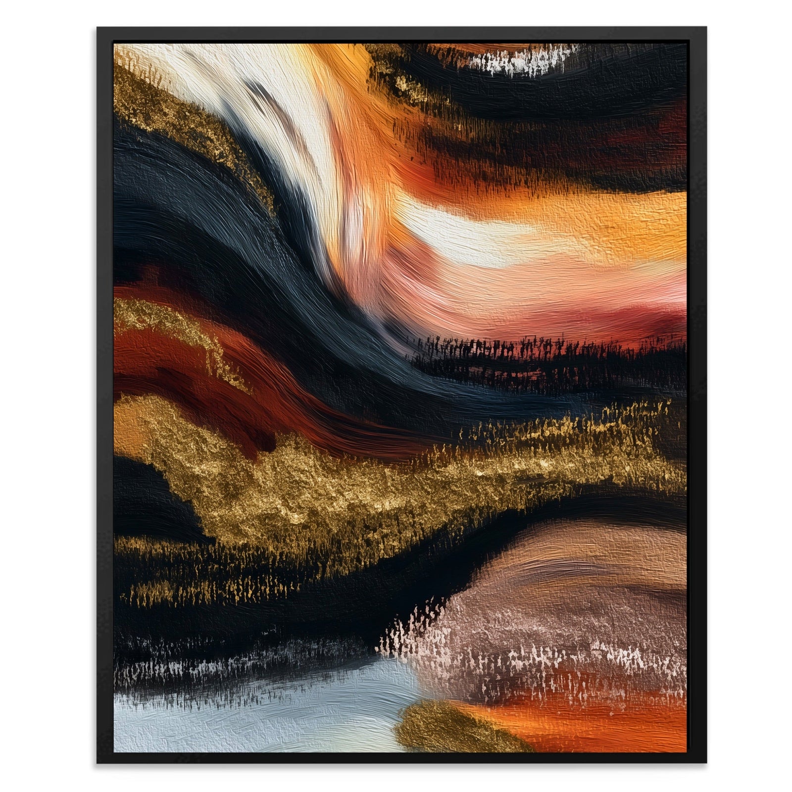 Midnight Ink Wash canvas wall art