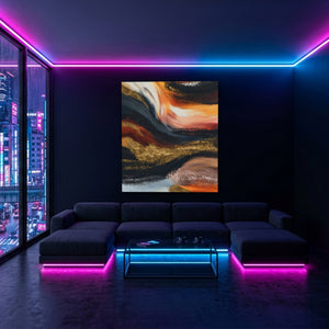 Midnight Ink Wash — Midnight Ink Wash Blue Pink Neon Room Port 5