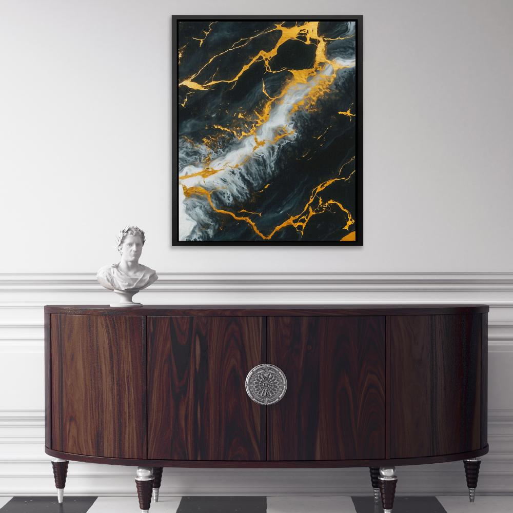 Midnight Veins - Luxury Wall Art