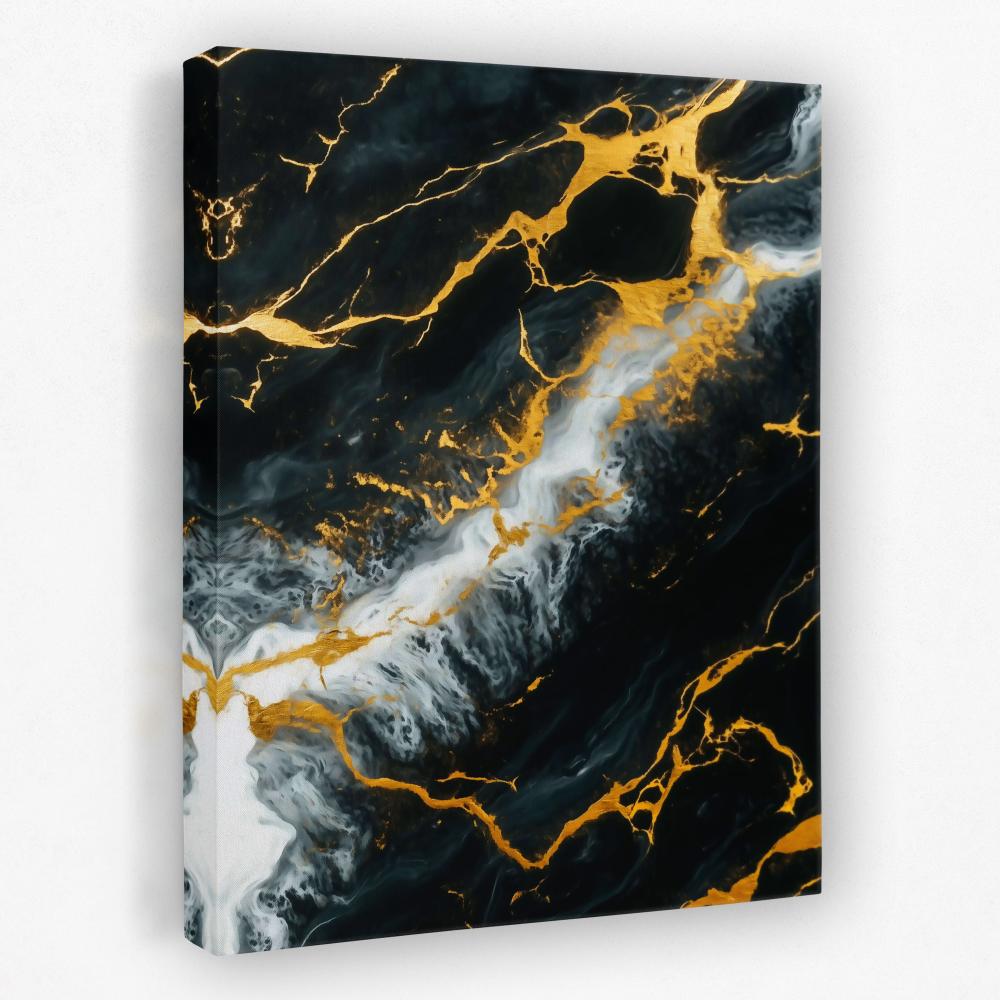 Midnight Veins - Luxury Wall Art