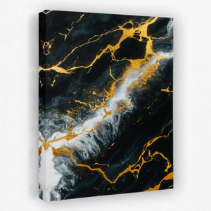Midnight Veins - Luxury Wall Art