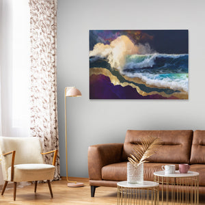 Midnight Waves Crashing — Midnight Waves Crashing New   Curtains Land 201