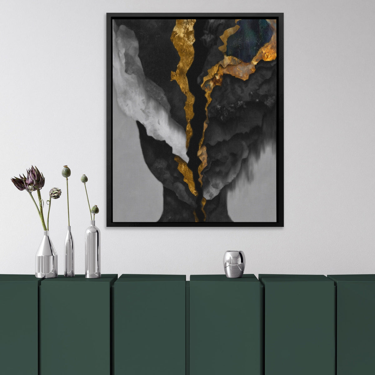Mind Golden Rupture - Luxury Wall Art