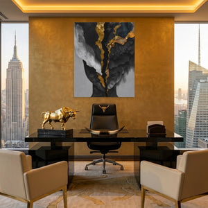 Mind Golden Rupture - Luxury Wall Art