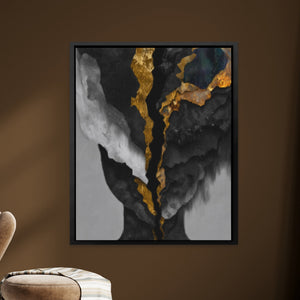 Mind Golden Rupture - Luxury Wall Art
