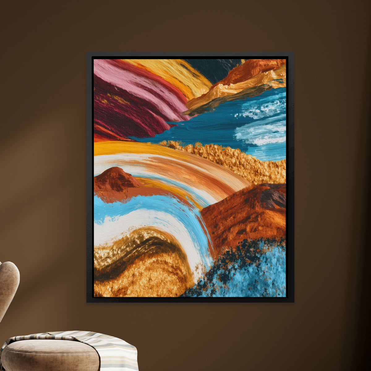 Mineral Layers Unveiled — Mineral Layers Unveiled brown room Zoom 296