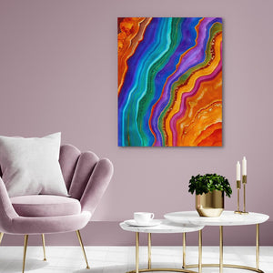 Mineral Waves - Luxury Wall Art