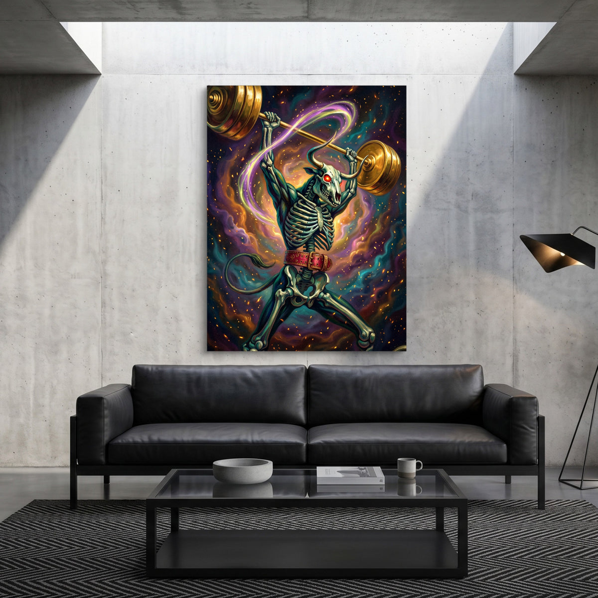 Minotaur Cosmic Lift — minotaur cosmic lift sq grey luxury 1port flush print