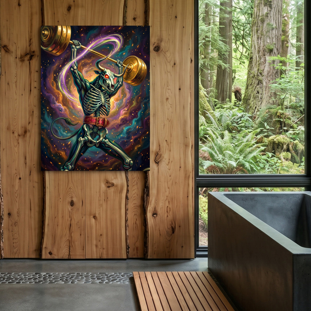 Minotaur Cosmic Lift — minotaur cosmic lift sq outdoor bathroom log 1port flush print