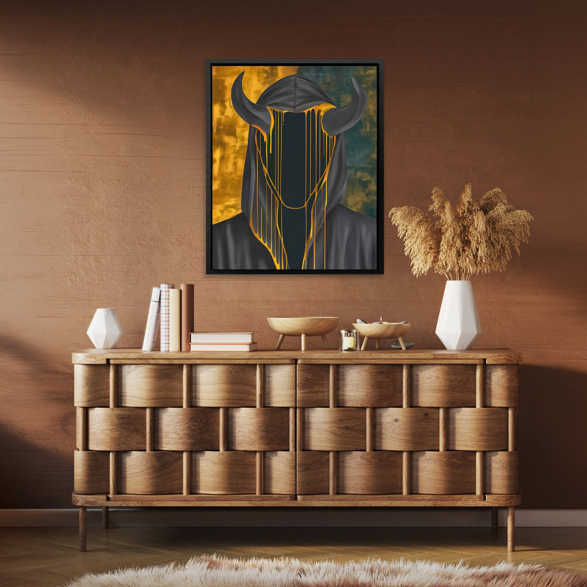 Minotaur's Molten Crown - Luxury Wall Art