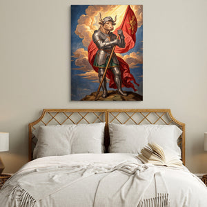 Minotaur's Red Standard - Luxury Wall Art