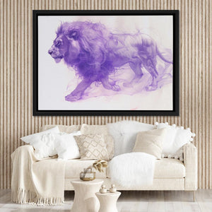 Misty Lion - Luxury Wall Art