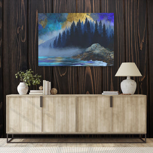 Misty Pines Awakening - Luxury Wall Art