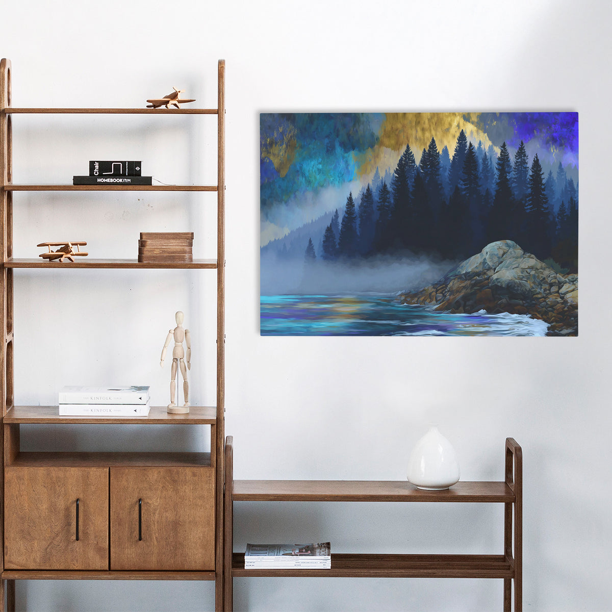 Misty Pines Awakening - Luxury Wall Art