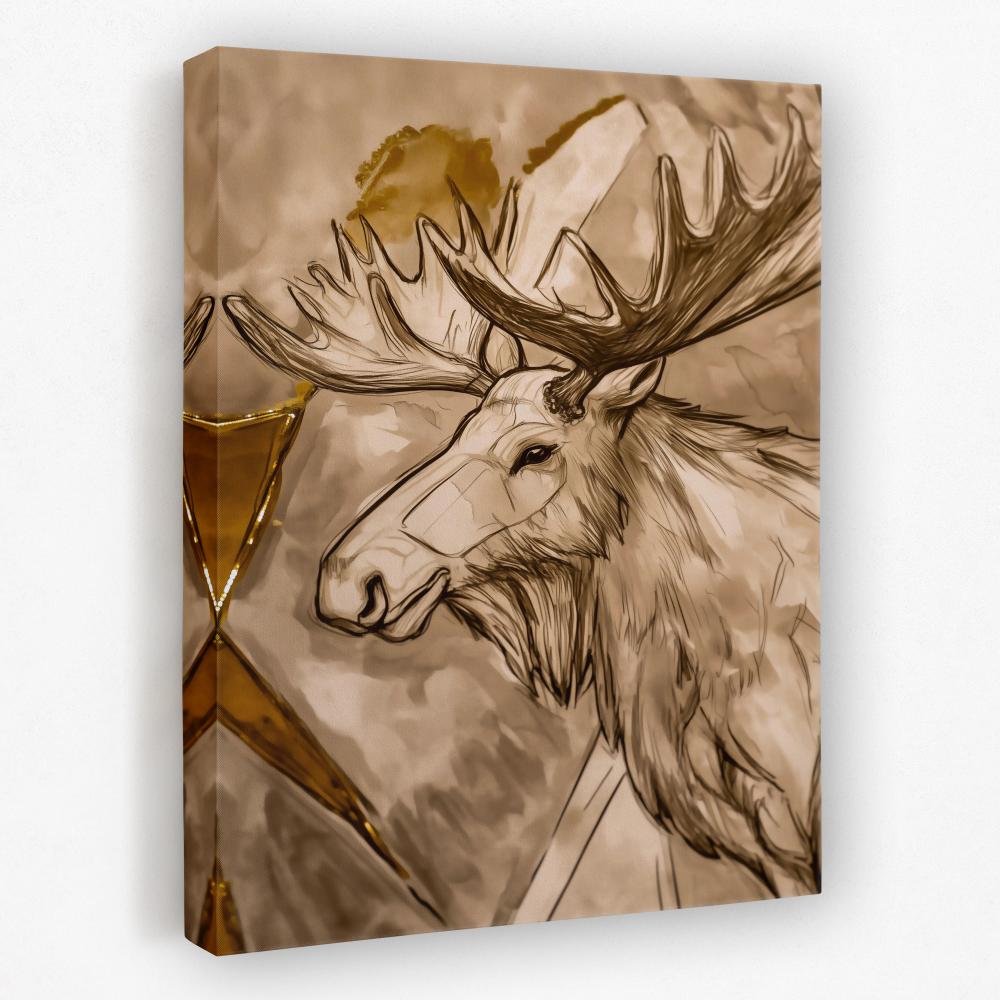 Mocha Moose - Luxury Wall Art