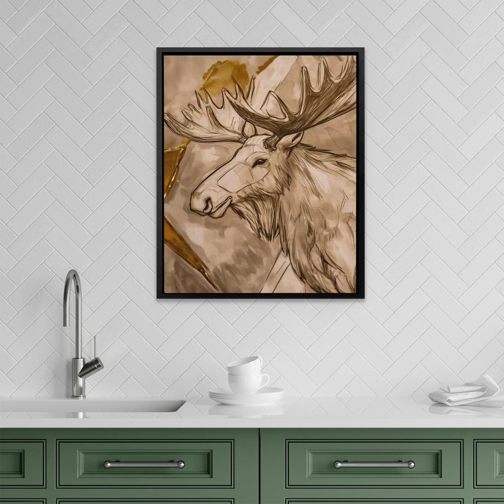 Mocha Moose - Luxury Wall Art