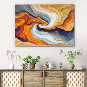 Molten Earth Chambers - Luxury Wall Art